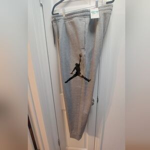 Jordan Gray Sweatpants Comfortable Joggers